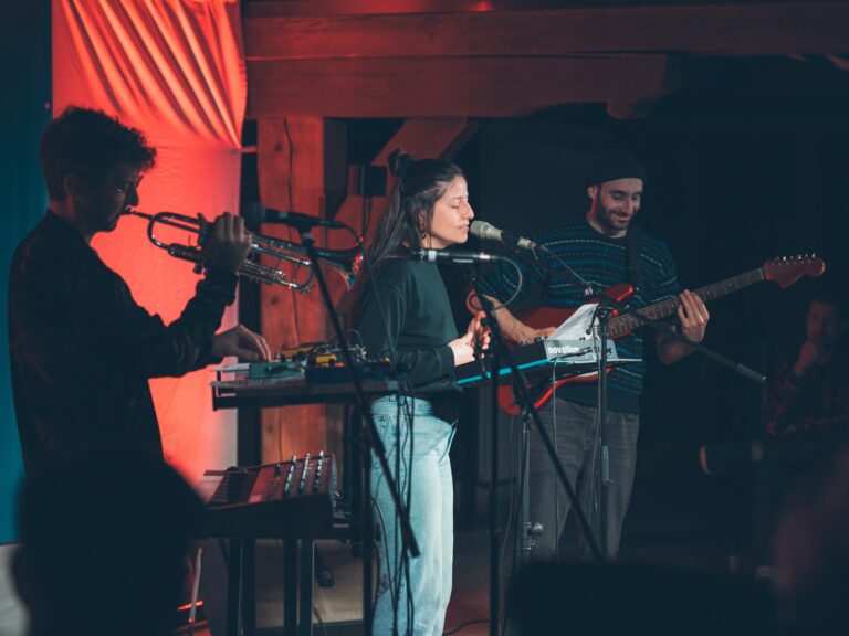 MACIG MONDAY, Band, music, Sara Di Caro, Roger Egli Raw-G, Anatole Buccella, Monday pop, Credit Ivo Widmer